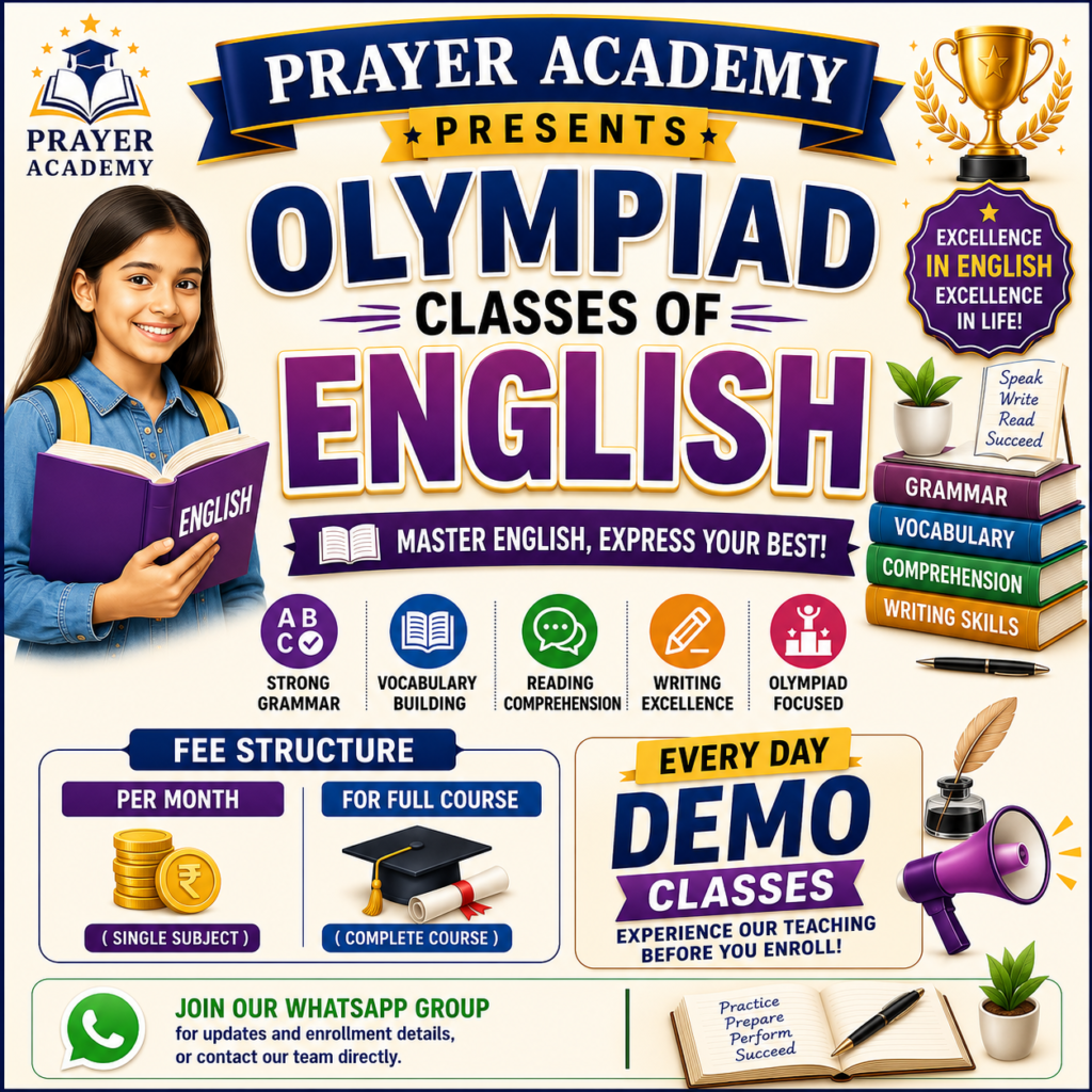 Olympiad- English English Olympiad Classes