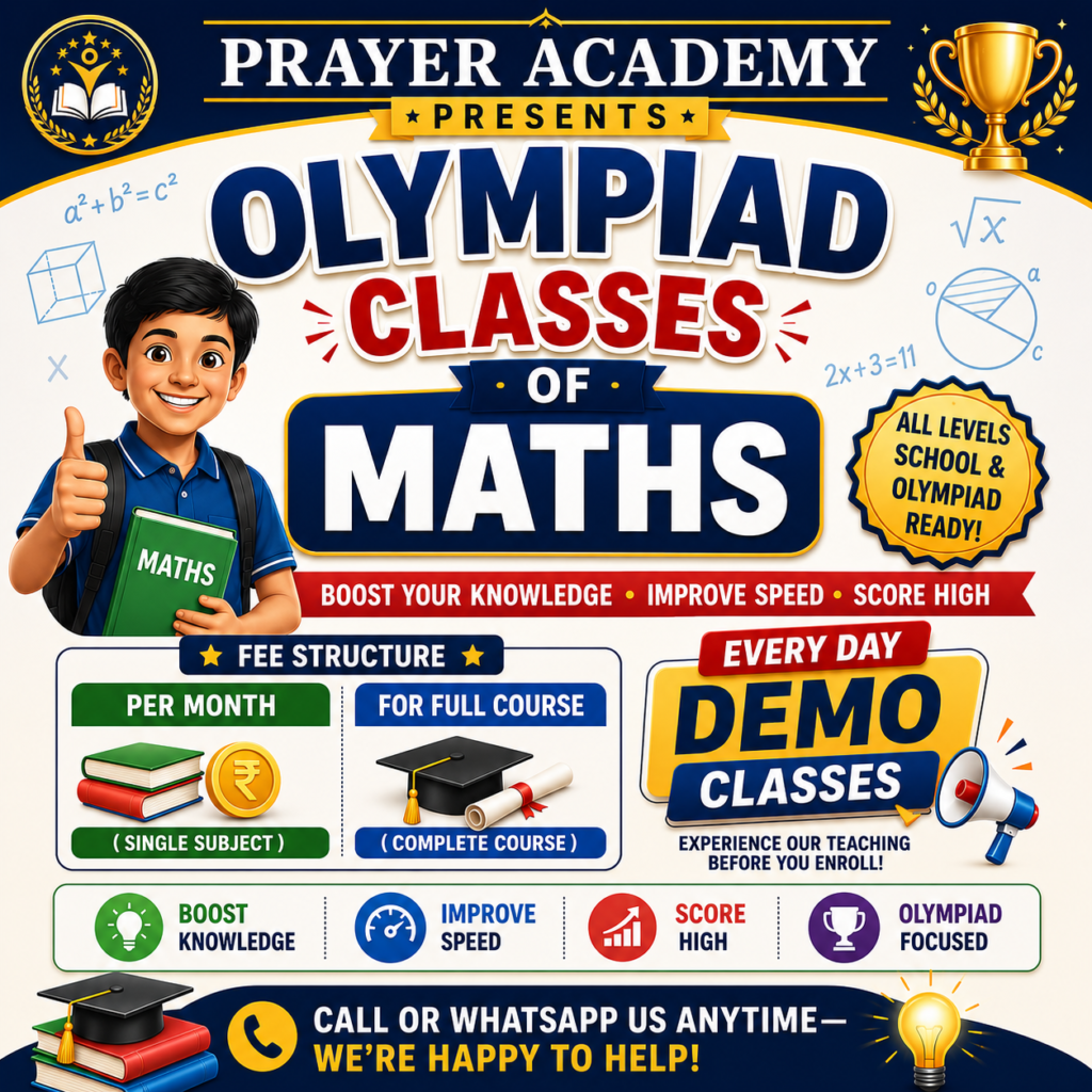 Olympiad- Maths Maths Olympiad Classes